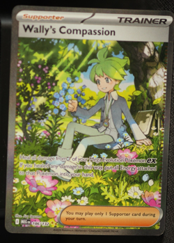 2024 Pokemon Wally’s Compassion 186/132 Mega Evolution SIR Full Art NM - Image 4