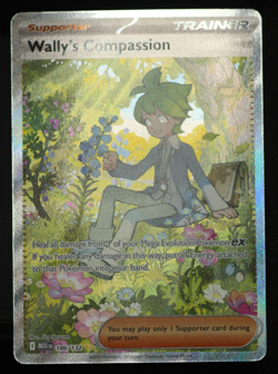 2024 Pokemon Wally’s Compassion 186/132 Mega Evolution SIR Full Art NM - Image 5