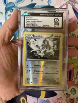 Pokemon TCG Cinccino Reverse Holo Fates Collide 89/124-CGC WORLD RECORD BREAKS - Image 1