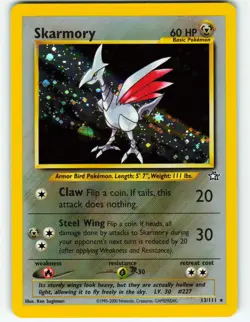 Skarmory - Holo - 13/111 Neo Genesis - Pokemon TCG - 2000 - Image 1