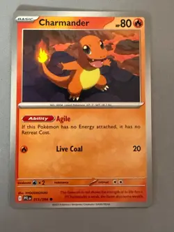Pokemon TCG * Phantasmal Flames * 11/94 Charmander Common * FRESH PK - Image 1