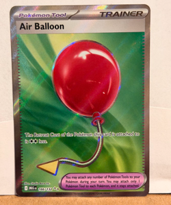 Pokemon TCG Me01 Mega Evolution Air Balloon 166/132 Ultra Rare Holo NM - Image 1