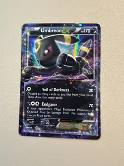 Pokemon TCG Umbreon EX Fates Collide 55/124 Ultra Rare Mint Condition Pack Fresh - Image 1