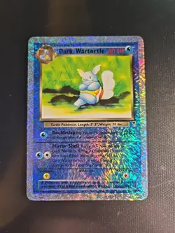 Dark Wartortle 39/110 Reverse Holo Legendary Collection Pokemon - Image 1