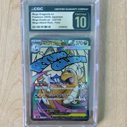 POKEMON MEGA DRAGONITE EX MEGA ATTACK HOLO 232/193 JAPANESE CGC 10 - Image 1