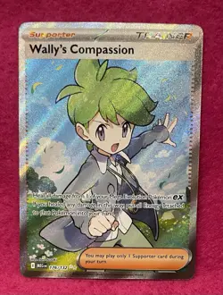 💚Wally's Compassion 176/132💚Mega Evolution Holo Full Art Pokemon TCG - Image 3