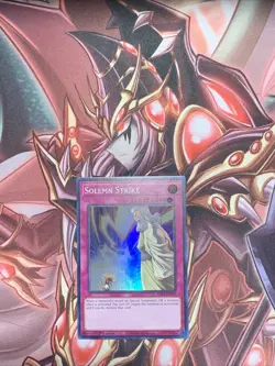 Solemn Strike 1st Edition Super Rare RA02-EN079 Yu-Gi-Oh! - Image 1