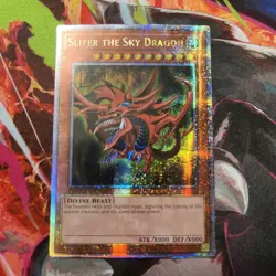 *** SLIFER THE SKY DRAGON *** QUARTER CENTURY SECRET RARE LC01-EN002 YUGIOH! - Image 1