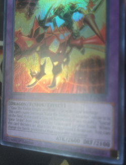 Yugioh: Sky Galloping Gaia The Dragon Champion - MIL1-EN010 Super Rare 1st Ed NM - Image 3