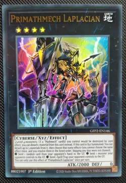 Yugioh Primathmech Laplacian Ultra rare GFP2 EN-146 mint condition - Image 1