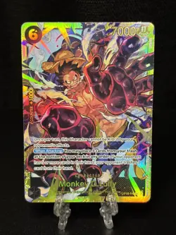 • Monkey.D.Luffy • OP10-118 Secret Rare Royal Blood Holo Foil One Piece TCG NM - Image 1
