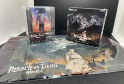 Weiss Schwarz Attack on Titan Final Season AOT3 Booster Box + SS + Playmat - Image 1