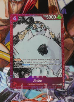 JINBE OP01-014 ALT, 2023 ONE PIECE CARD GAME, FILM RED PREMIUM CARD COLLECTION - Image 1