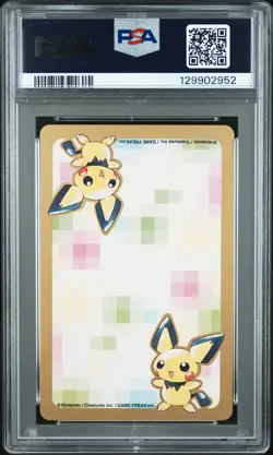 2000 POKEMON GOLD VERSION PART 2 PLAYING CARDS 8 OF SPADES #187 HOPPIP PSA 10 - Image 2