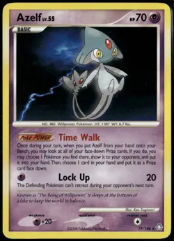 Azelf 19/146 Rare Legends Awakened LP Pokemon Card - Image 1