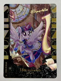 Twilight Sparkle My Little Pony Kayou Moon Series 8 (15th Anniversary) - ZR Card - Image 1