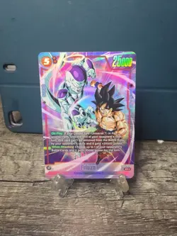 Bandai SR Foil Frieza Battle Card FB04-018 25000 Power Dragon Ball Super - Image 1