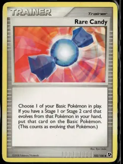Rare Candy 102/106 Uncommon Great Encounters LP Pokemon Card - Image 1