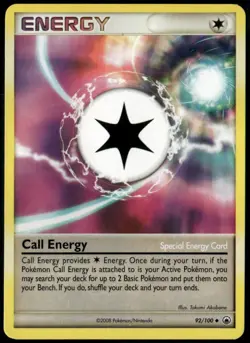 Call Energy 92/100 Uncommon Majestic Dawn LP Pokemon Card - Image 1