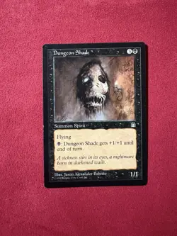 Dungeon Shade - Stronghold MTG Magic the Gathering Vintage Classic Card - Image 1