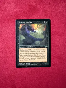 Urborg Panther - Mirage Vintage Magic The Gathering MTG 90’s Classic Card - Image 1