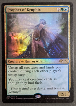 MTG Card - 1x Prophet of Kruphix - Clash Pack Foil Promo, LP Magic The Gathering - Image 1