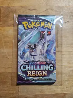 Pokemon TCG Sword & Shield Chilling Reign 10-Card Booster Pack – NEW Sealed 07 - Image 1