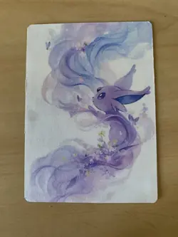 Anime ART STYLE Espeon Fan Full Art Pokemon Custom Card/perfect bookmark - Image 4