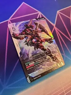 Gundam Card Game Newtype Rising Justice Gundam GD01-066 LR NM - Image 2