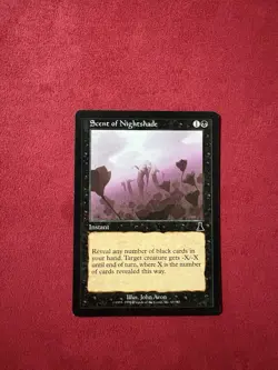 Scent Of Nightshade - Urza’s Destiny -Vintage Magic The Gathering MTG 90’s - Image 1