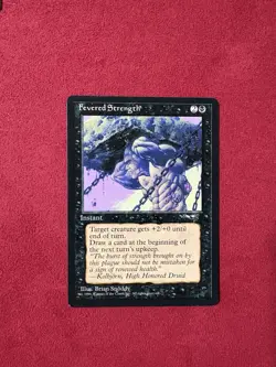Fevered Strength - Alliances - MTG Magic The Gathering Classic 90’s Vintage - Image 1