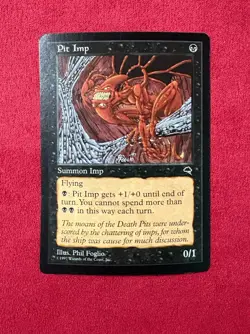 Pit Imp - Tempest Vintage Magic The Gathering MTG 90’s Classic TMP - Image 1