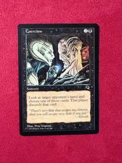Coercion - Tempest Vintage Magic The Gathering MTG 90’s Classic TMP - Image 1