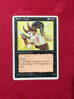 Fallen Angel - Chronicles - Magic The Gathering MTG Vintage 90’s Classic - Image 1