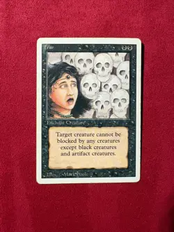 Fear - Revised Edition Magic the Gathering MTG 90’s Classic Vintage - Image 1
