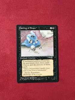Casting Of Bones (b) - Alliances - MTG Magic The Gathering Classic 90’s Vintage - Image 1