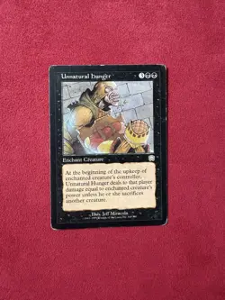 Unnatural Hunger - Mercadian Masques -Vintage Magic The Gathering MTG 90’s - Image 1
