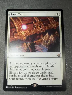 Land Tax Battlebond Mythic Enchantment White Regular MTG 094/254 - Image 1