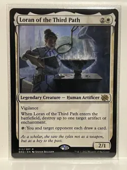MTG Loran of the Third Path [The Brothers' War] Near Mint​ - Image 1