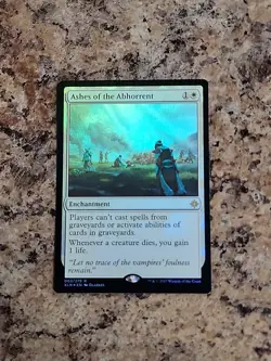 MTG Ashes of the Abhorrent FOIL NM Ixalan XLN Unplayed EDH - Image 1