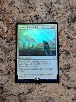 MTG Ashes of the Abhorrent FOIL NM Ixalan XLN Unplayed EDH - Image 2