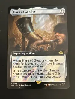 Horn of Gondor (Extended Art) (Surge Foil) Universes Beyond: the LOTR NM-M - Image 1