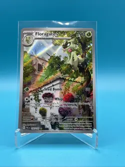 Pokemon TCG Floragato Scarlet & Violet Paldea Evolved Holo Card 197/193 Full Art - Image 1