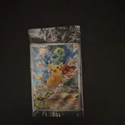 Pokemon Pikachu SVP 027 Scarlet & Violet Paldea Evolved ETB Promo Sealed - Image 1