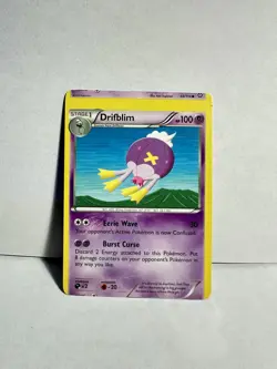 Pokemon Drifblim Misprint Miscut Error Card - Image 1