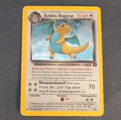 Pokemon Dark Dragonite Team Rocket Rare German Pokemon TCG Card #5/82 70 HP - Image 1
