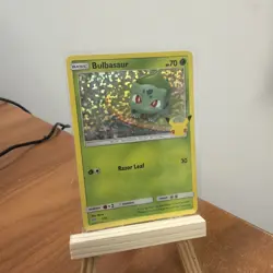 Pokemon TCG Bulbasaur Holo Rare 1/25 McDonald's 2021 Promo Card - Image 3