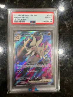 2023 POKEMON PAL EN-PALDEA EVOLVED ULTRA RARE #242 ANNIHILAPE EX PSA 8 - Image 3