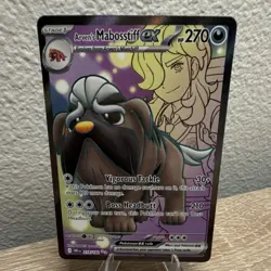 Pokemon Arven's Mabosstiff ex SV10: Destined Rivals 218/182 Full Art Ultra Rare - Image 4