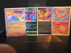 Pokemon Lot of 4: Moltres 014/094,9/124, 146/165R (JAP), Galarian Moltres 93/203 - Image 1